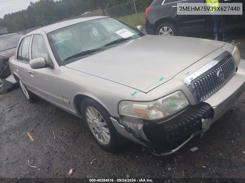 2009 Mercury Grand Marquis Ls (Fleet Only) VIN: 2MEHM75V39X627440 Lot: 40394516