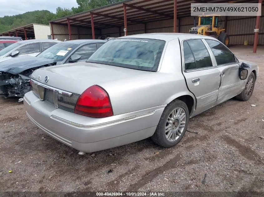 2009 Mercury Grand Marquis Ls (Fleet Only) VIN: 2MEHM75V49X621050 Lot: 40426904