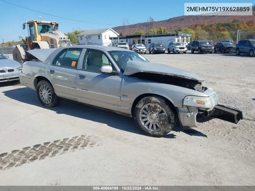 2009 Mercury Grand Marquis Ls (Fleet Only) VIN: 2MEHM75V19X628859 Lot: 40664199