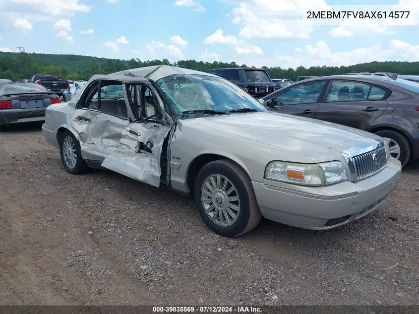 2010 Mercury Grand Marquis Ls (Fleet Only) VIN: 2MEBM7FV8AX614577 Lot: 39835569