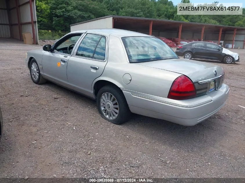 2010 Mercury Grand Marquis Ls (Fleet Only) VIN: 2MEBM7FV8AX614577 Lot: 39835569