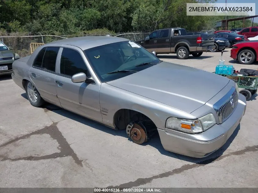 2010 Mercury Grand Marquis Ls (Fleet Only) VIN: 2MEBM7FV6AX623584 Lot: 40015236