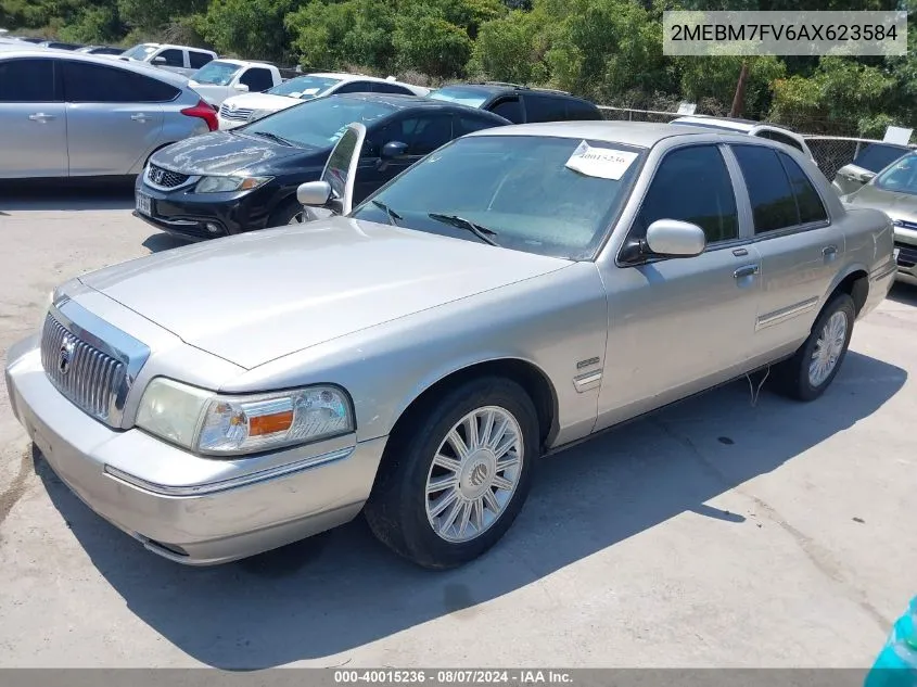 2010 Mercury Grand Marquis Ls (Fleet Only) VIN: 2MEBM7FV6AX623584 Lot: 40015236