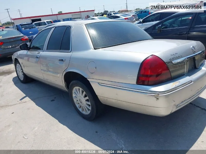 2010 Mercury Grand Marquis Ls (Fleet Only) VIN: 2MEBM7FV6AX623584 Lot: 40015236