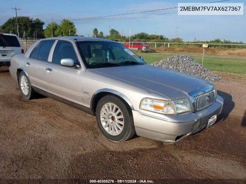 2MEBM7FV7AX627367 2010 Mercury Grand Marquis Ls (Fleet Only)