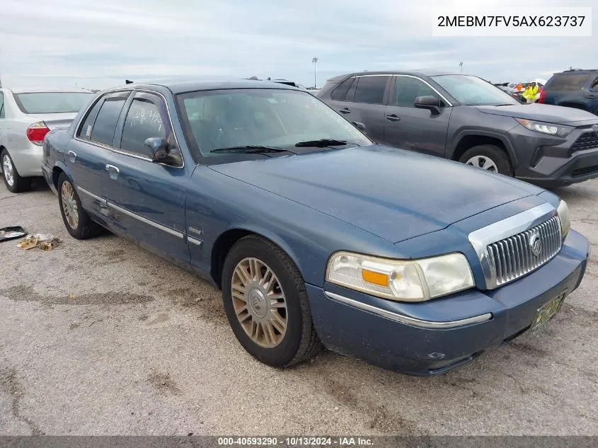 2010 Mercury Grand Marquis Ls (Fleet Only) VIN: 2MEBM7FV5AX623737 Lot: 40593290