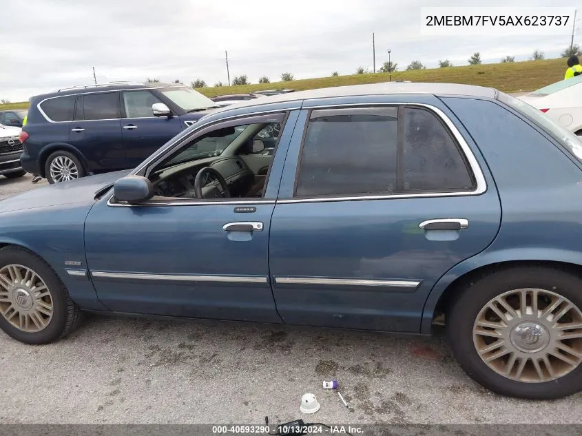 2010 Mercury Grand Marquis Ls (Fleet Only) VIN: 2MEBM7FV5AX623737 Lot: 40593290