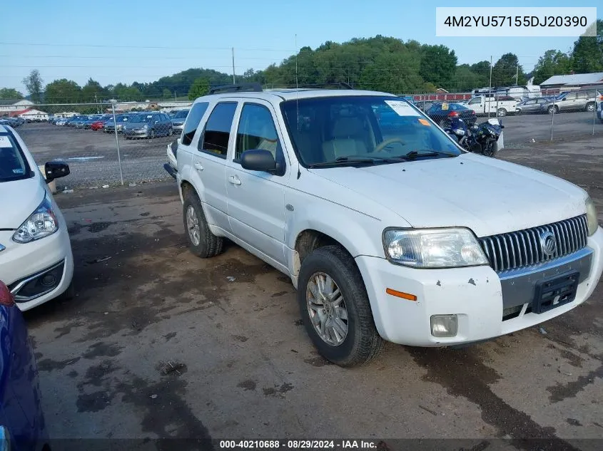 4M2YU57155DJ20390 2005 Mercury Mariner Luxury/Premier