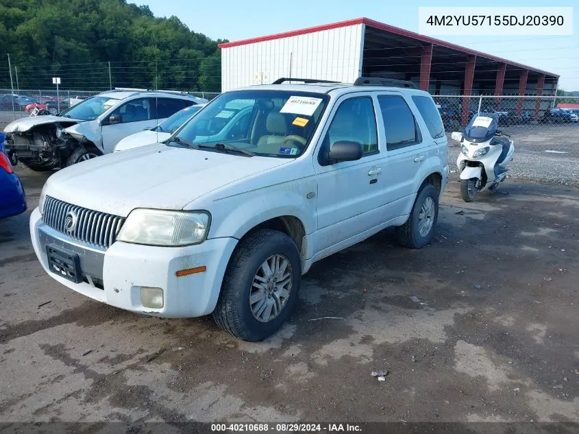 4M2YU57155DJ20390 2005 Mercury Mariner Luxury/Premier