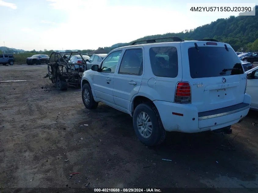 2005 Mercury Mariner Luxury/Premier VIN: 4M2YU57155DJ20390 Lot: 40210688