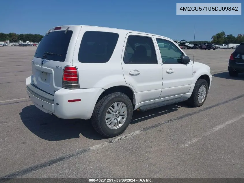 2005 Mercury Mariner Luxury/Premier VIN: 4M2CU57105DJ09842 Lot: 40281251