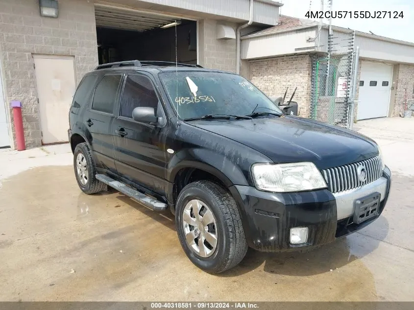 2005 Mercury Mariner Luxury/Premier VIN: 4M2CU57155DJ27124 Lot: 40318581