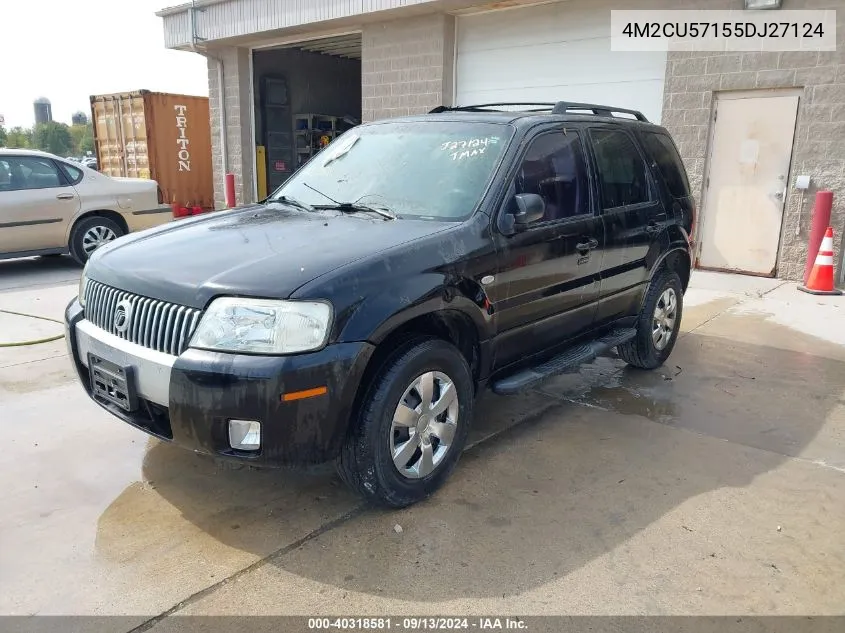 2005 Mercury Mariner Luxury/Premier VIN: 4M2CU57155DJ27124 Lot: 40318581