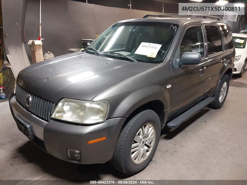 2005 Mercury Mariner VIN: 4M2CU571X5DJ00811 Lot: 40423376