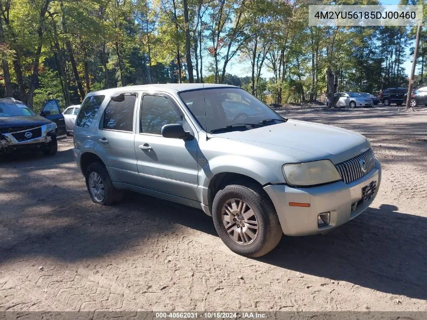 2005 Mercury Mariner Luxury/Premier VIN: 4M2YU56185DJ00460 Lot: 40562031