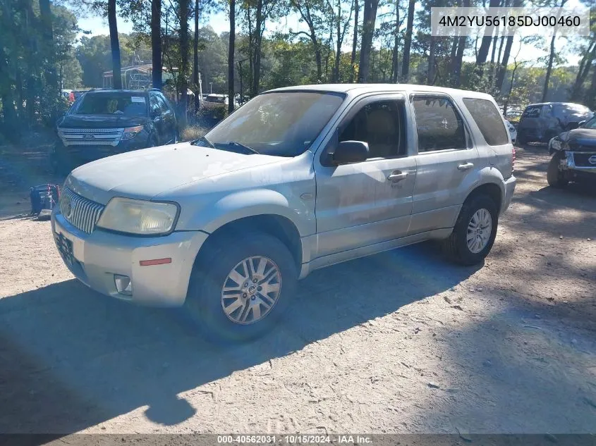 2005 Mercury Mariner Luxury/Premier VIN: 4M2YU56185DJ00460 Lot: 40562031