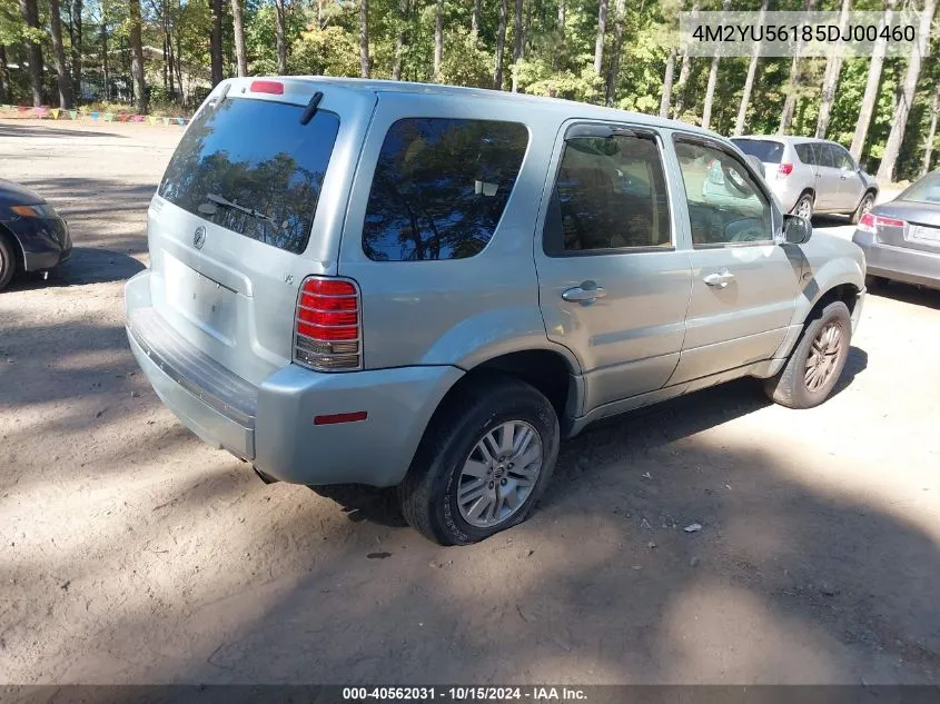 2005 Mercury Mariner Luxury/Premier VIN: 4M2YU56185DJ00460 Lot: 40562031