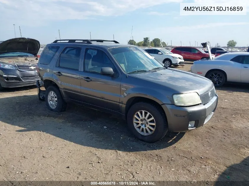 2005 Mercury Mariner Convenience VIN: 4M2YU56Z15DJ16859 Lot: 40565878