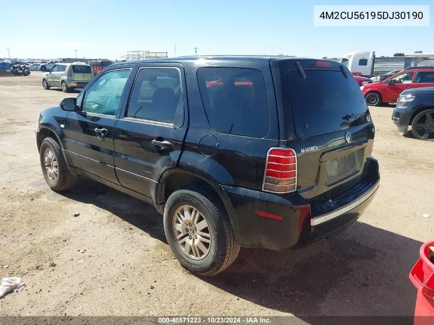 2005 Mercury Mariner Luxury/Premier VIN: 4M2CU56195DJ30190 Lot: 40571223