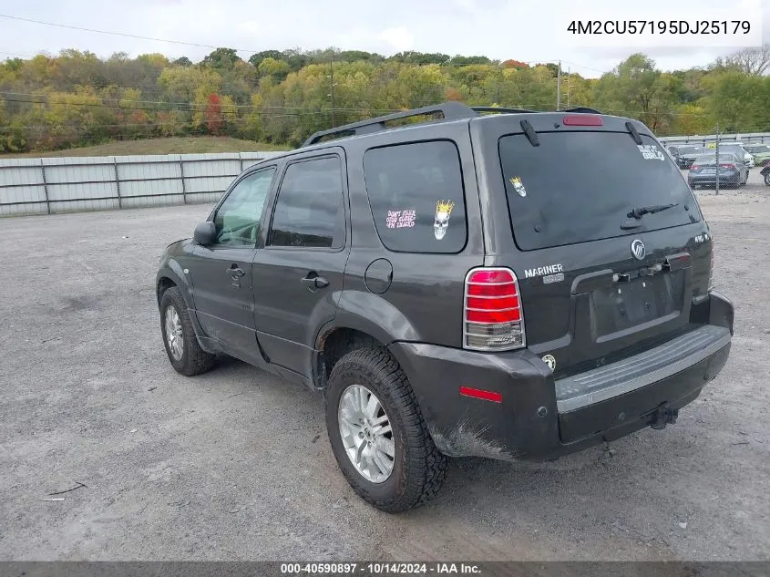 2005 Mercury Mariner Luxury/Premier VIN: 4M2CU57195DJ25179 Lot: 40590897