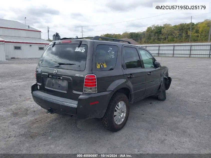 2005 Mercury Mariner Luxury/Premier VIN: 4M2CU57195DJ25179 Lot: 40590897