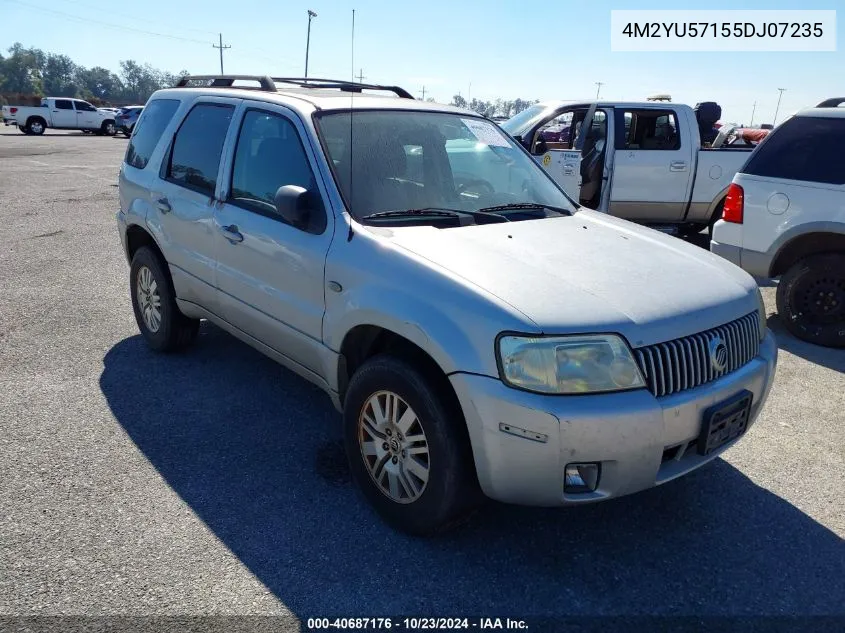 2005 Mercury Mariner Luxury/Premier VIN: 4M2YU57155DJ07235 Lot: 40687176