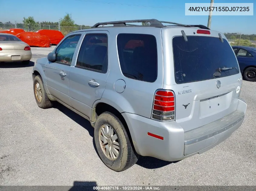 2005 Mercury Mariner Luxury/Premier VIN: 4M2YU57155DJ07235 Lot: 40687176