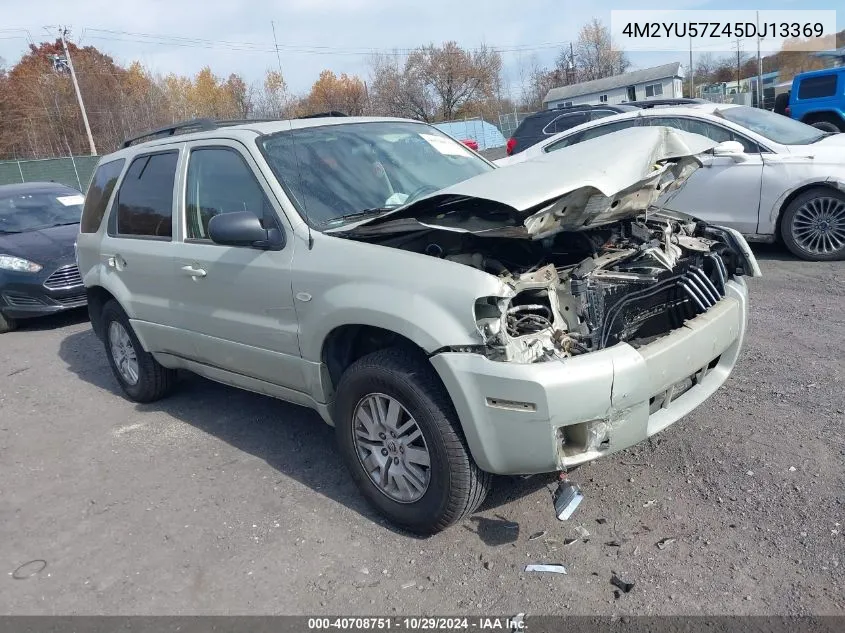 2005 Mercury Mariner Convenience VIN: 4M2YU57Z45DJ13369 Lot: 40708751