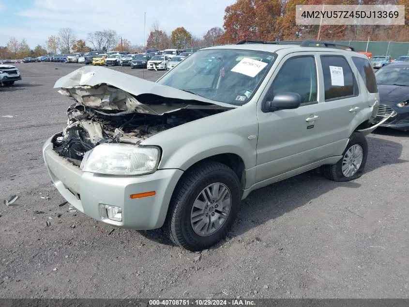 2005 Mercury Mariner Convenience VIN: 4M2YU57Z45DJ13369 Lot: 40708751