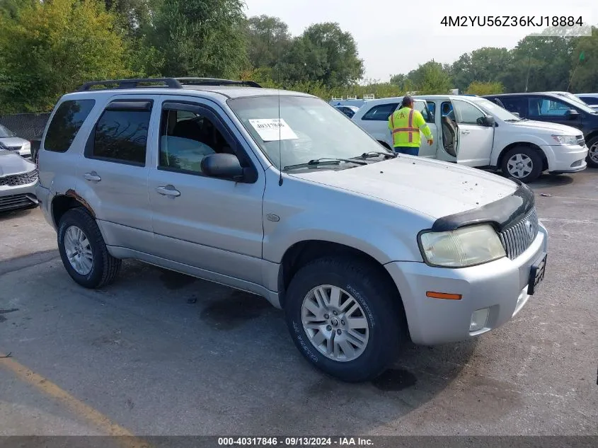 2006 Mercury Mariner VIN: 4M2YU56Z36KJ18884 Lot: 40317846