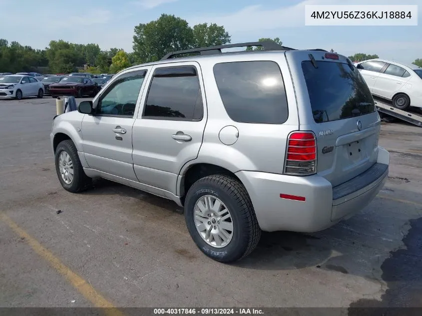 2006 Mercury Mariner VIN: 4M2YU56Z36KJ18884 Lot: 40317846