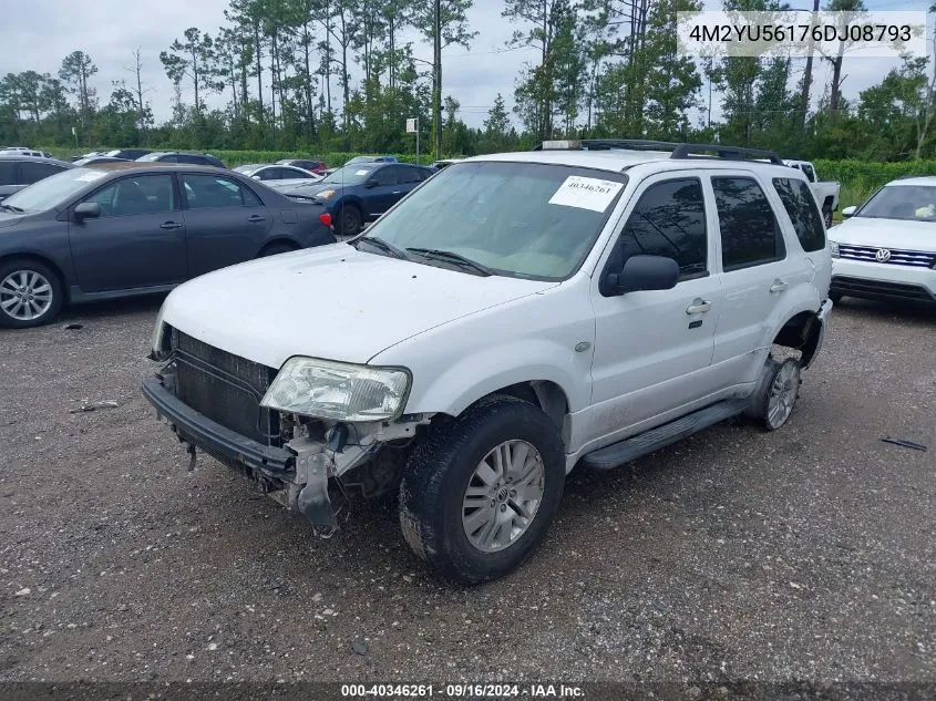 4M2YU56176DJ08793 2006 Mercury Mariner Luxury/Premier