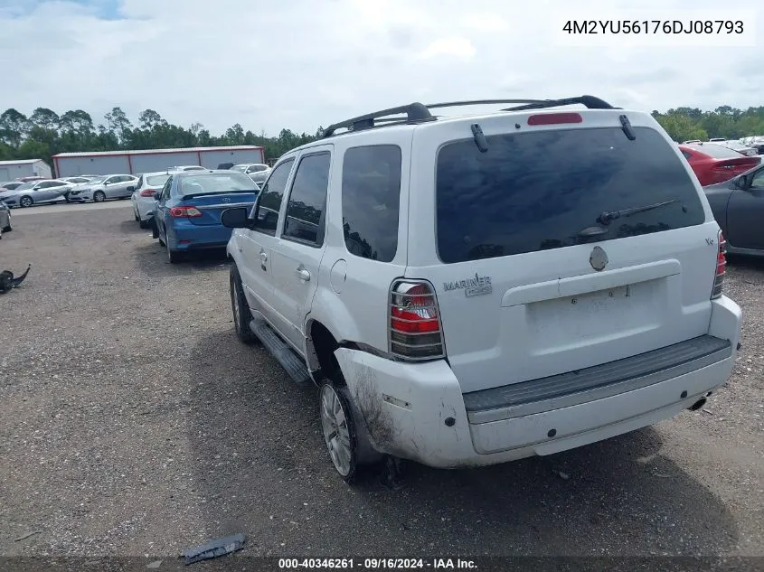 2006 Mercury Mariner Luxury/Premier VIN: 4M2YU56176DJ08793 Lot: 40346261