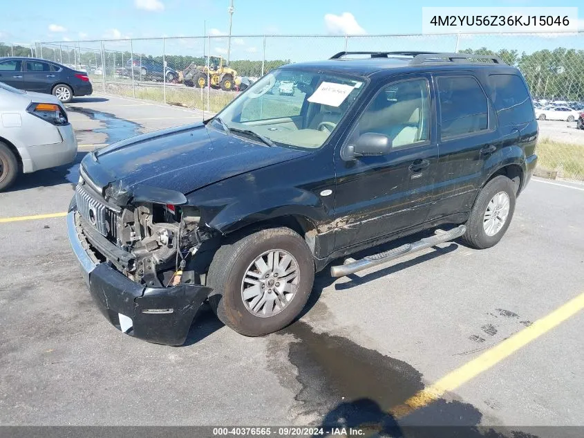 2006 Mercury Mariner Convenience VIN: 4M2YU56Z36KJ15046 Lot: 40376565