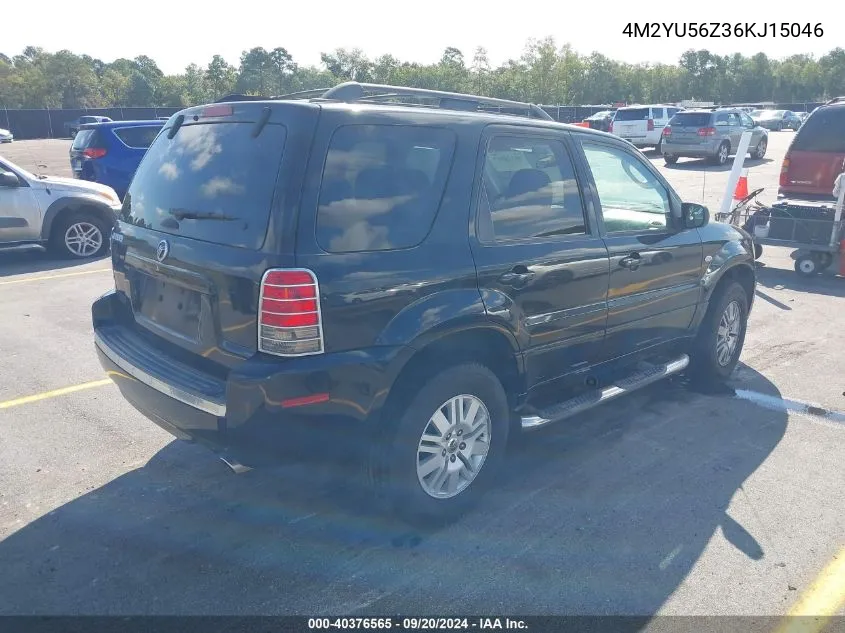 2006 Mercury Mariner Convenience VIN: 4M2YU56Z36KJ15046 Lot: 40376565