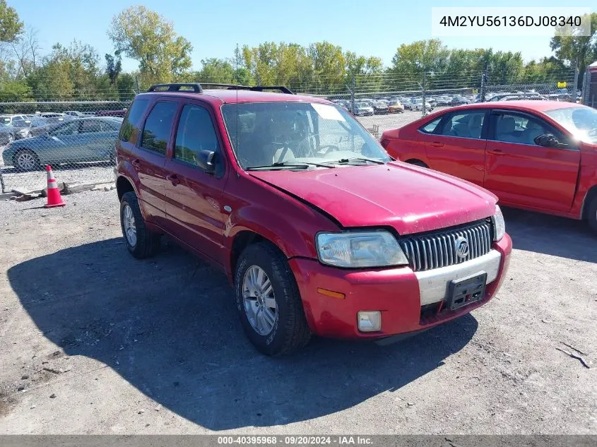 2006 Mercury Mariner Luxury/Premier VIN: 4M2YU56136DJ08340 Lot: 40395968