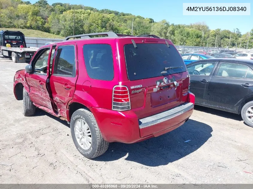 2006 Mercury Mariner Luxury/Premier VIN: 4M2YU56136DJ08340 Lot: 40395968