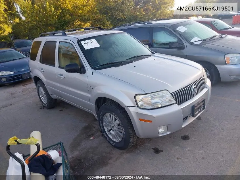 2006 Mercury Mariner VIN: 4M2CU57166KJ19501 Lot: 40448172