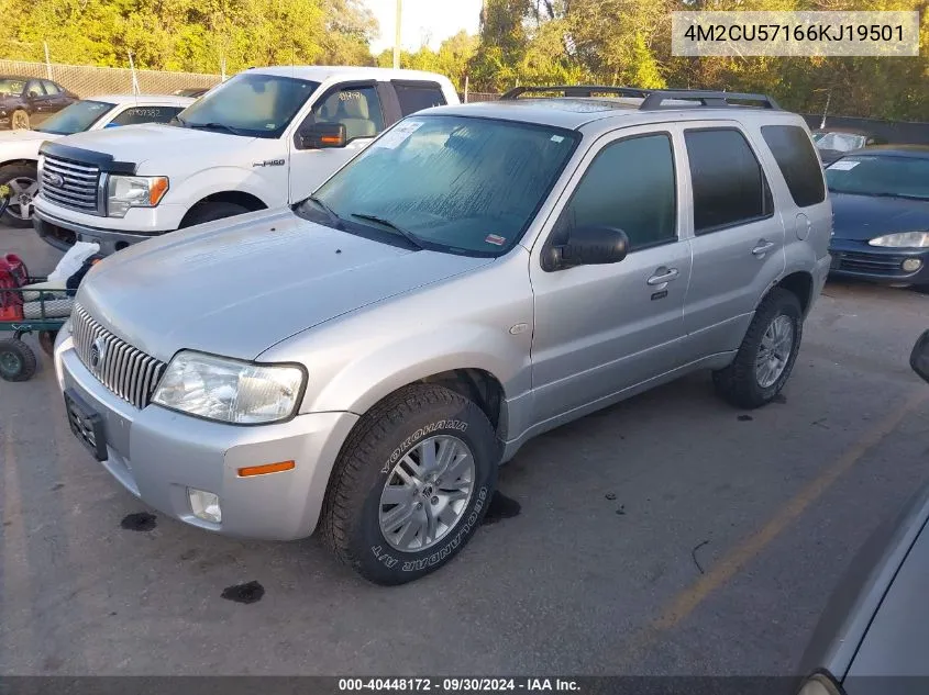 2006 Mercury Mariner VIN: 4M2CU57166KJ19501 Lot: 40448172