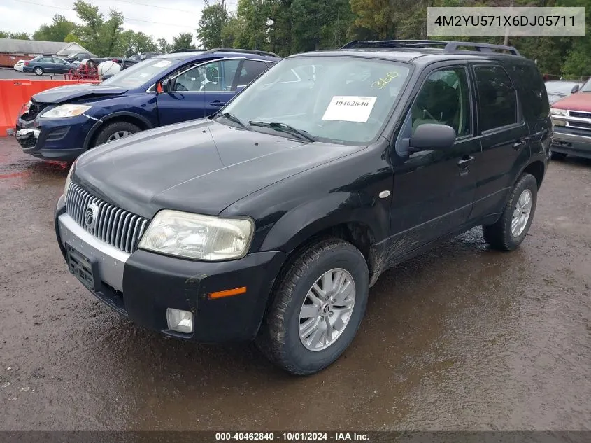 2006 Mercury Mariner Luxury/Premier VIN: 4M2YU571X6DJ05711 Lot: 40462840