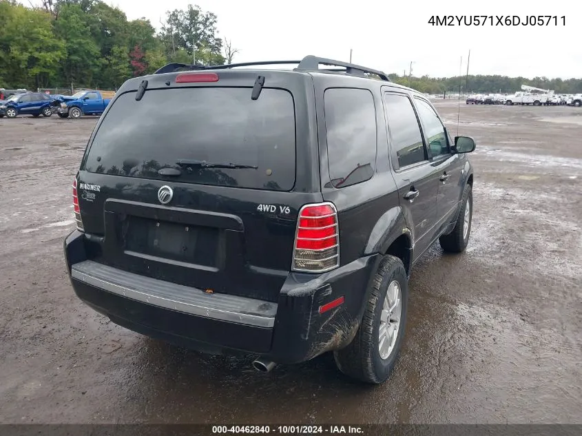 2006 Mercury Mariner Luxury/Premier VIN: 4M2YU571X6DJ05711 Lot: 40462840