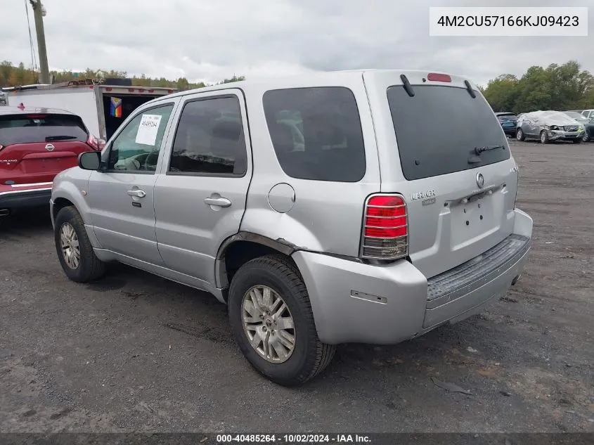 2006 Mercury Mariner Luxury/Premier VIN: 4M2CU57166KJ09423 Lot: 40485264