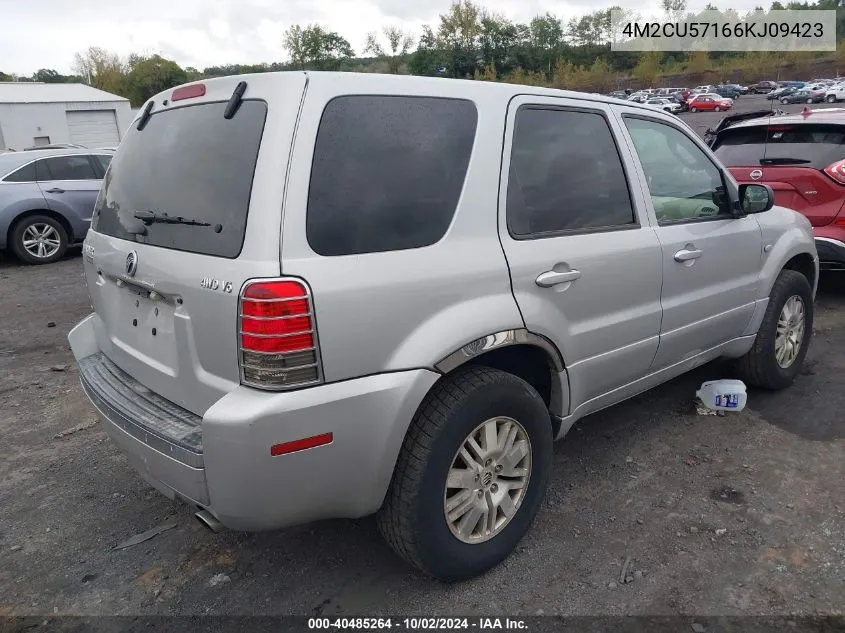 2006 Mercury Mariner Luxury/Premier VIN: 4M2CU57166KJ09423 Lot: 40485264