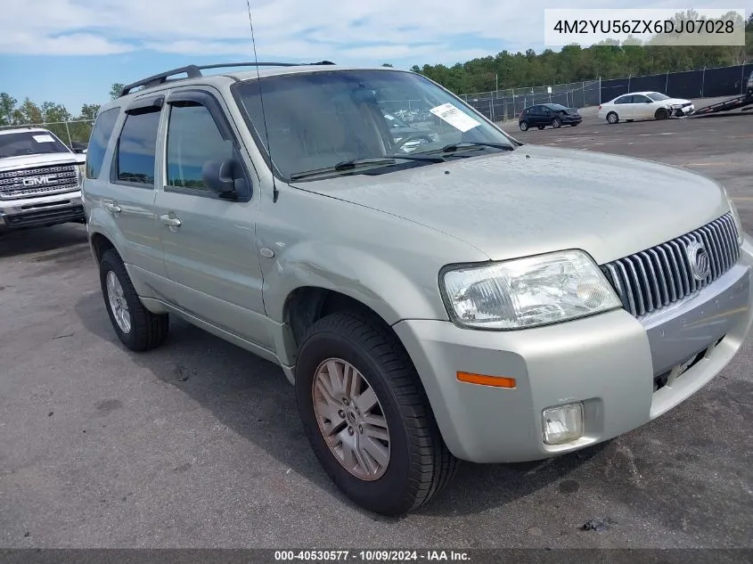 2006 Mercury Mariner VIN: 4M2YU56ZX6DJ07028 Lot: 40530577