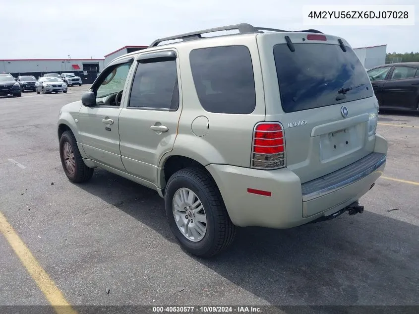 2006 Mercury Mariner VIN: 4M2YU56ZX6DJ07028 Lot: 40530577