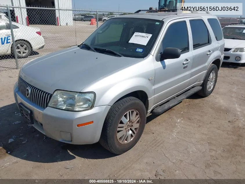 2006 Mercury Mariner Luxury/Premier VIN: 4M2YU56156DJ03642 Lot: 40558825