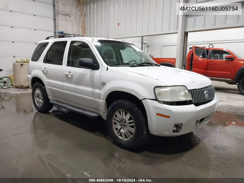 2006 Mercury Mariner Luxury/Premier VIN: 4M2CU56116DJ05754 Lot: 40562049