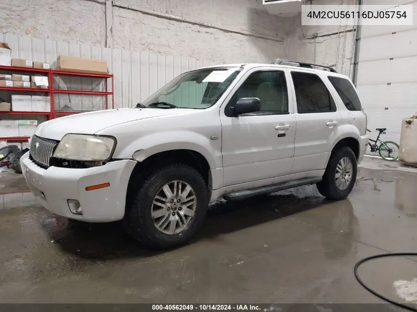 2006 Mercury Mariner Luxury/Premier VIN: 4M2CU56116DJ05754 Lot: 40562049