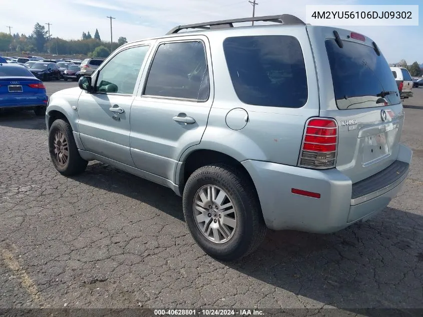 2006 Mercury Mariner Luxury/Premier VIN: 4M2YU56106DJ09302 Lot: 40628801