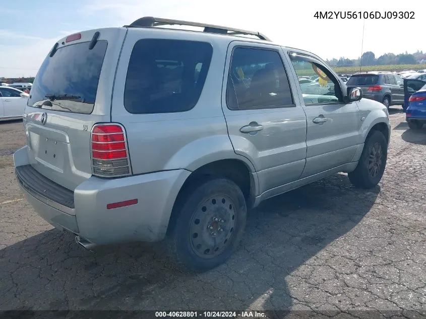 2006 Mercury Mariner Luxury/Premier VIN: 4M2YU56106DJ09302 Lot: 40628801